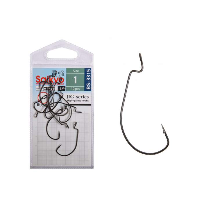 Крючки офсетные Saikyo BS-3315 Offset Hook