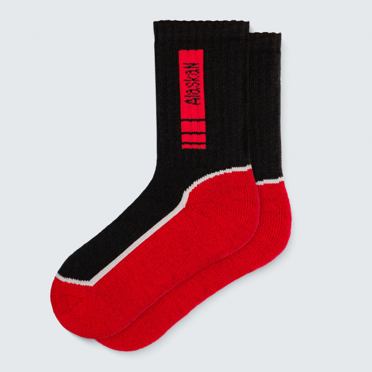 Носки Alaskan, black/red,  M, 35-39