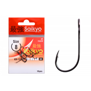 Крючки Saikyo KH-10120 BN №08 (10 шт) Крючки Saikyo KH-10120 BN №08 (10 шт)